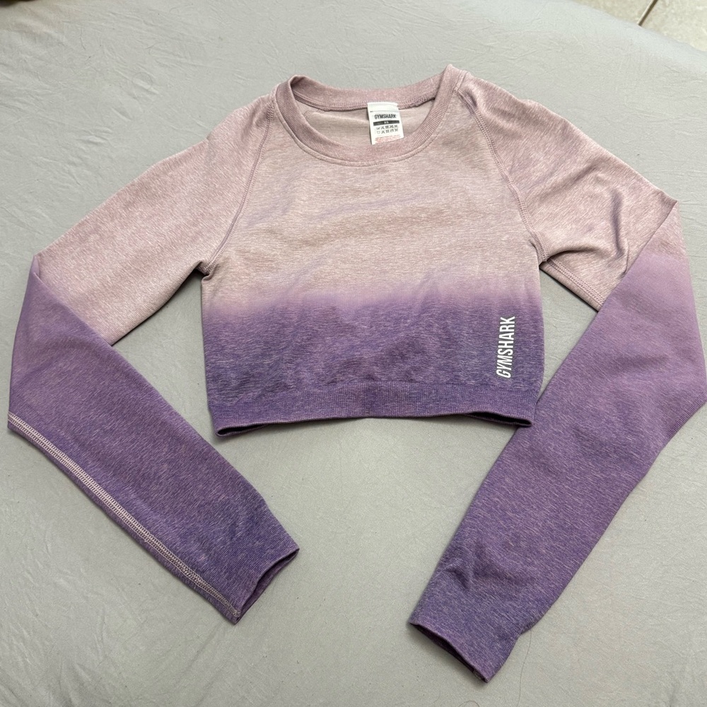 Gymshark long sleeve crop top
